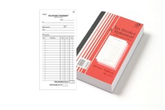 Olympic 625 Invoice  Statement Triplicate Book Red Sold as Each 10 in a Pack