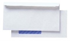 Aspire Envelopes Window Face Self Seal DLX White 500 Box