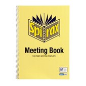 Spirax 705 Meeting Book 140 Pages A4 Sold as Each 5 in a Pack