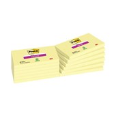 Post It Notes 655 76x127mm Yellow Pack 12