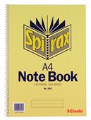Spirax 595 Notebook 120 Pages A4 Sold as Each 10 in a Pack