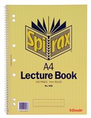 Spirax 906 Lecture Book 140 Page A4 Sold as Each 10 in a Pack