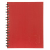 Spirax 511 Notebook Hard Cover A5 Red Sold as Each 5 in a Pack