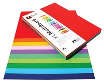 Quill Board A4 210gsm Assorted 100 Pack