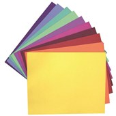 Board XL 510640mm 200gsm Assorted Pk100