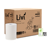 Livi 7202 Everyday Roll Towel 1 ply 80m 16 Carton 40 on a Pallet