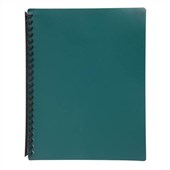 Marbig Display Book Refillable A4 20 Pocket Green Sold as Each 20 in a Pack