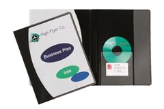 Marbig Premier Insert Flat File A4 Clear Front Black Sold as Each 10 in a Pack