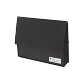 Marbig Polypick Heavy Duty Document Wallet A4 Black Sold as Each 12 in a Carton
