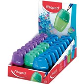 Maped Shaker Pencil Sharpener Single Hole Assorted Colours Each