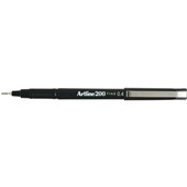 Artline 200 Fineliner Pen Black Each Sold as Each 12 in a Box