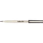 Artline 210 Fineliner Felt Tip Pen Black Sold as Each 12 in a Box