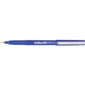 Artline 220 SuperFine Felt Tip Pen Blue Sold as Each 12 in a Box