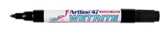 Artline 47 Wetrite Marker Permanent Bullet Black Sold as Each 12 in a Box