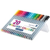Staedtler Triplus Fineliners Assorted 20 Wallet