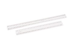 Marbig Ruler Plastic 40cm Clear