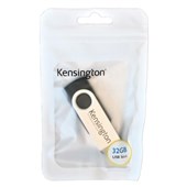 Kensington 32GB Swivel USB 20 Black