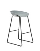 Aries Bar Stool  Grey Seat Pan