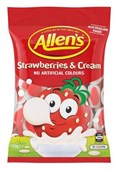 Allens Strawberries and Cream 190g Sold as Each 12 in a Box