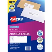 Avery LaserLabel L7163 14UP Pack 40