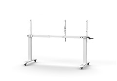 Boost Crank Flip Top Table Frame  White PC