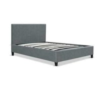 Aspire King Single Bed  Fabric Grey