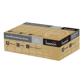 Bastion Latex Gloves Powder Free Micro Textured Medium White 100 Pack Sold as Each 10 in a Box
