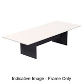 Rapid Worker Boardroom Table Base  Ironstoine To Suit 2400mm W x 1200mm D Table Tops