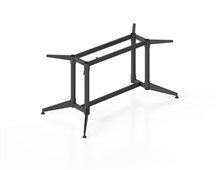 Typhoon Single Stage Meeting Table Frame  1438mm W x 688mm D x 725mm H Black PC All Over