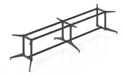 Typhoon Double Stage Meeting Table Frame  3542mm W x 1112mm D x 725mm H Black PC All Over