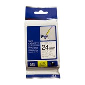Brother TZeFX251 Labelling Tape 24mmx8m Black on White