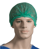 Bastion Polypropylene Crimped Beret 21 inch Green Carton 1000