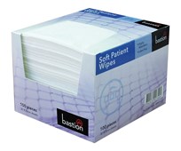 Bastion Soft Patient Wipes 30 x 33cm Box 100