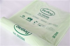 BioBag General Use Bin Liners 35L 40 Bags Roll