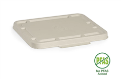 BioPak 2 And 3 Compartment Takeaway Lid 125 Pack Natural