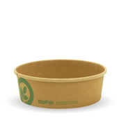 BioPak 500ml Small Kraft Biobowl Pk 50