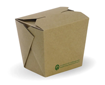 BioPak Noodle Box 480Ml 16Oz 50 Pack