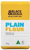Black  Gold Plain Flour 2kg Sold as Each 6 in a Box