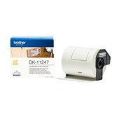 Brother DK11247 Label Roll 103x164mm Black on White