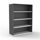 Rapid Worker Bookcase  1200mm H x 900mm W x 315mm D Natural White  Ironstone