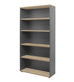 Rapid Worker Bookcase  1800mm H x 900mm W x 315mm D Natural Oak  Ironstone