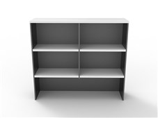 Rapid Worker Hutch  1200mm W x 1070mm H x 315mm D Natural White  Ironstone