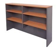Rapid Worker Hutch  1500mm W x 1070mm H x 315mm D Cherry  Ironstone