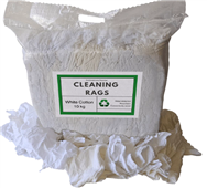 Cleaning Rags  White Cotton 10kg