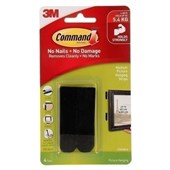 3M Command Strip Command 17201 Black Pack 4 Box 6