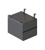 Deluxe Infinity 2 Drawer Hanging Pedestal