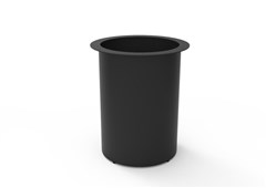 Drum Table Base  600mm Dia x 705mm H Black PC