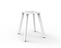 Eternity Meeting Table Frames  White Satin