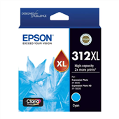 Epson 312 C13T183292 High Yield Ink Cartridge Cyan