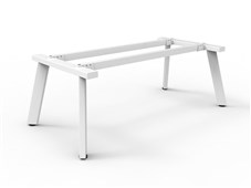 Eternity Rectangular Coffee Table Frame  White PC To Suit 1200mm W x 600mm D Table Tops